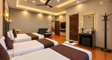 Apple Tree Resort - Gateway to Gulmarg Room Type - Family Suite Room AC (Hot+Cold) - 1King 2Twin Beds Apple Tree Resort - Gateway to Gulmarg Room Type - Family Suite Room AC (Hot+Cold) - 1King 2Twin Beds