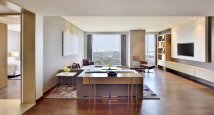 Marriott Executive Apartments Hyderabad Room Type - Area - 1700 sq.ft., 2 Bedroom Larger Apartment,  City view