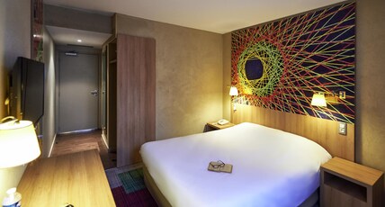 ibis Styles Cholet Room Type - Standard Room with one double bed and one single bed