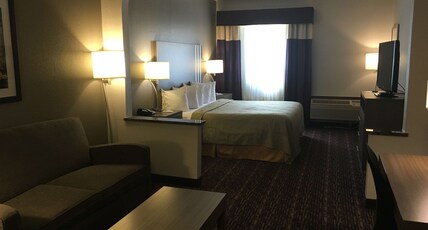 SureStay Plus Hotel by Best Western Edmond Room Type - Suite-1 King Bed, Non-Smoking, Oversized Room, Sofabed, Microwave, Refrigerator, Full Breakfast SureStay Plus Hotel by Best Western Edmond Room Type - Suite-1 King Bed, Non-Smoking, Oversized Room, Sofabed, Microwave, Refrigerator, Full Breakfast
