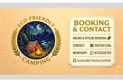 Eco-friendly campingstay bhadraj temple road