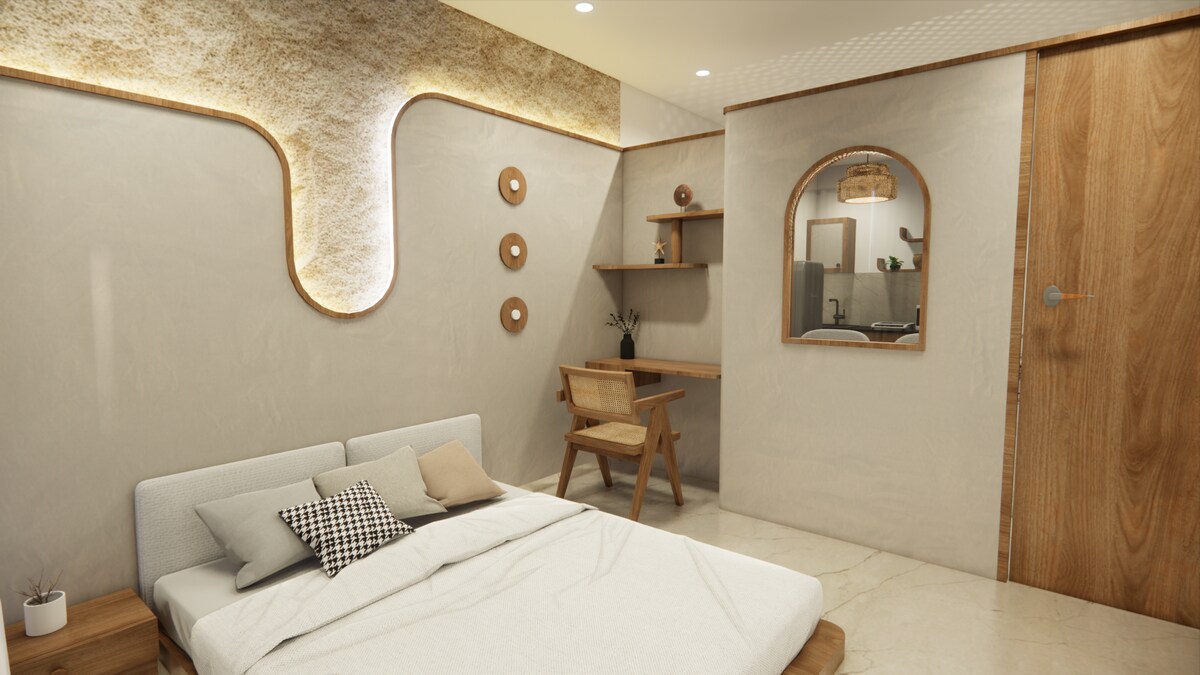 Zen Living Japandi Style Luxe Stay Baner Pashan - Tap to explore photos