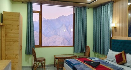 Swayambhu Homestay Auli Room Type - Deluxe Double With Private Balcony and Sleeping Beauty Mounatin View Swayambhu Homestay Auli Room Type - Deluxe Double With Private Balcony and Sleeping Beauty Mounatin View