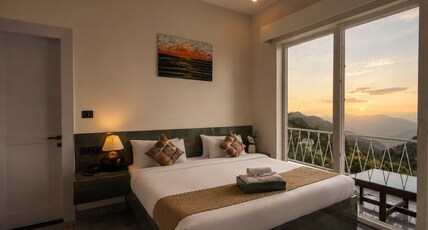 Anuttara Retreat By YSI Room Type - Deluxe Room With Bathtub And Ganga View Balcony Anuttara Retreat By YSI Room Type - Deluxe Room With Bathtub And Ganga View Balcony