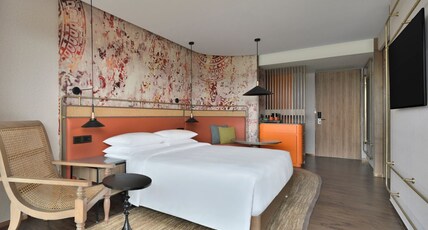 The Artiste Kochi, a Tribute Portfolio Hotel Room Type - City View King Room with Balcony