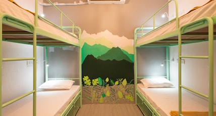 Hostel Mantra Mumbai Room Type - 1 Bed in a Deluxe 6 Bed AC Female Dorm Room With Shared Attached Bathroom