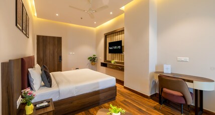 Saltstayz Premier Suite Chandigarh Mohali Room Type - Deluxe Suite with Private Balcony Saltstayz Premier Suite Chandigarh Mohali Room Type - Deluxe Suite with Private Balcony