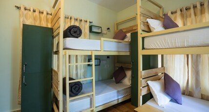 Zostel Coorg (Madikeri) Room Type - 1 Bunk Bed | Deluxe 4 Bed Mixed Dorm (with Balcony) | Shared en-suite washroom