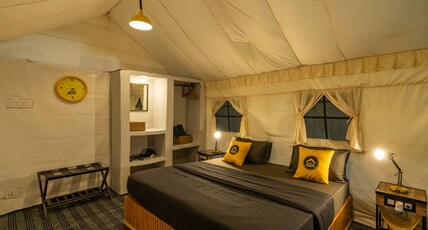 The Hosteller Kasol, Riverside Room Type - Standard Swiss Tent