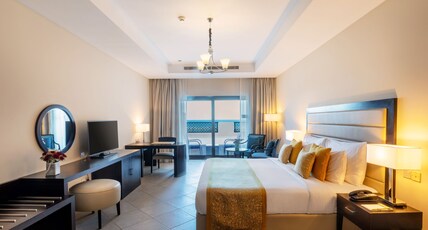 Al Bahar Beach Resort & Hotel Apartments Room Type - One Bedroom Apartment with City View Al Bahar Beach Resort & Hotel Apartments Room Type - One Bedroom Apartment with City View