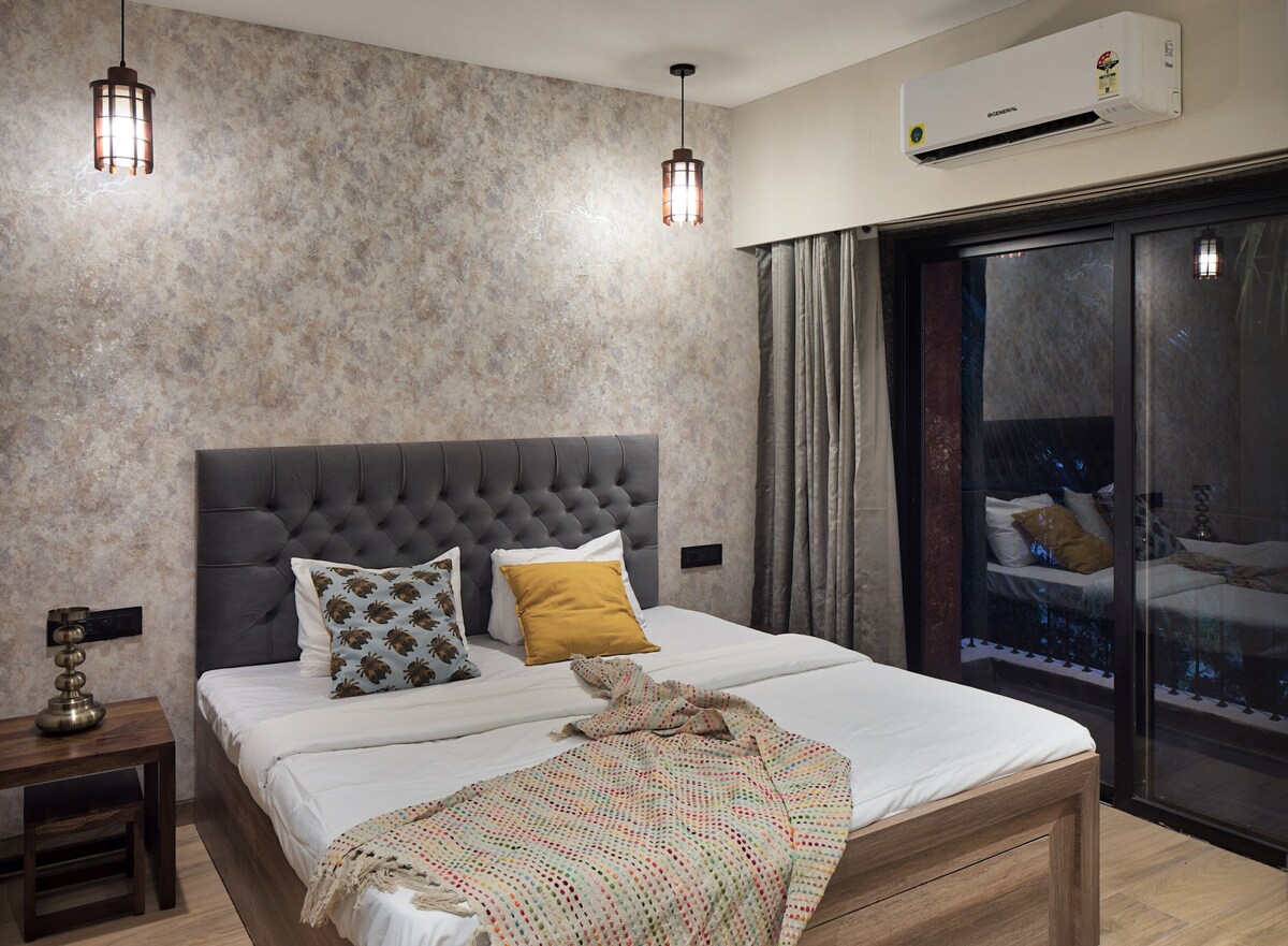 Stylish 1 Bedroom by Tisya Stays - Tap to explore photos