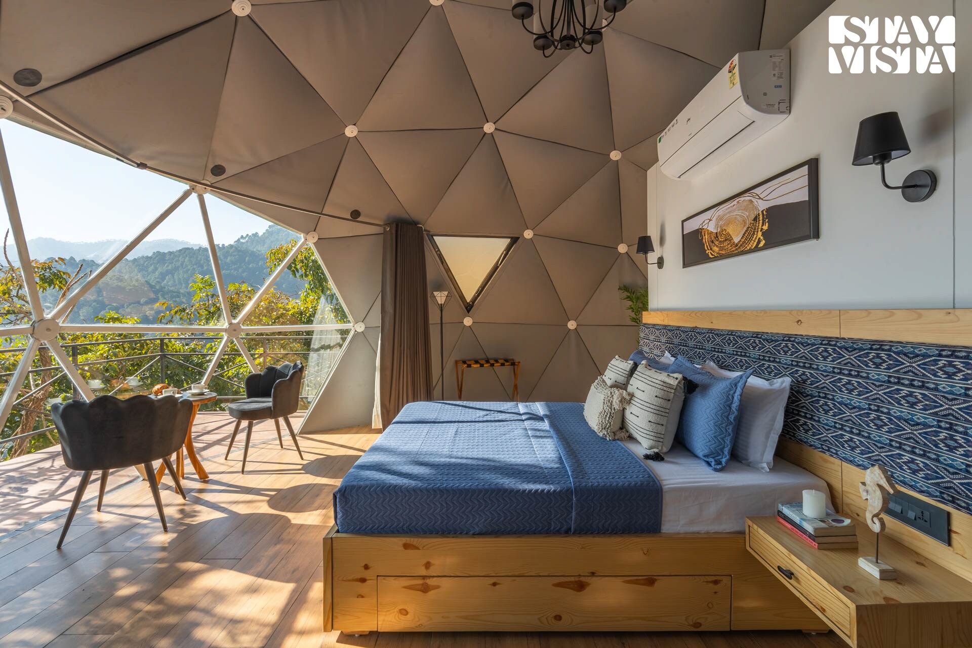 StayVista at GLAMP AT ILIKA W/Mountain View and Deck - Tap to explore photos