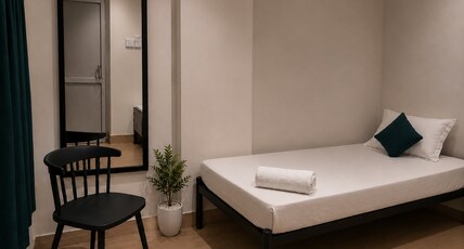 The Sunrise Inn (1.5 km from Guwahati Railway Station) Room Type - Budget Non-AC Room | Common Bathroom Outside the Room The Sunrise Inn (1.5 km from Guwahati Railway Station) Room Type - Budget Non-AC Room | Common Bathroom Outside the Room