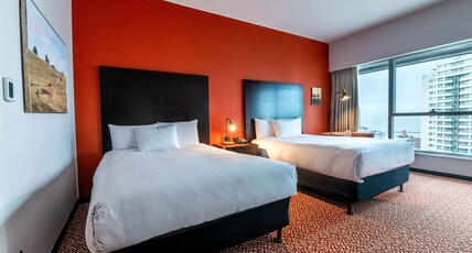 Hilton Garden Inn Montevideo Room Type - 2 DOUBLE BED FRONT VIEW