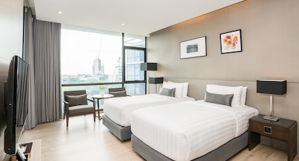 Altera Hotel and Residence Room Type - Deluxe Twin Bed Room With Kitchenette Altera Hotel and Residence Room Type - Deluxe Twin Bed Room With Kitchenette