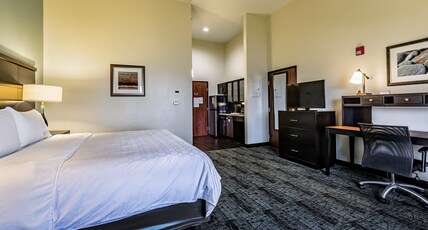 Staybridge Suites Laredo, an IHG hotel Room Type - 1 King Studio Suite Communications Accessible Tub Staybridge Suites Laredo, an IHG hotel Room Type - 1 King Studio Suite Communications Accessible Tub