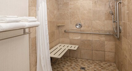 Holiday Inn PORTLAND - COLUMBIA RIVERFRONT Room Type - 2 Queen Standard Mobility Accessible Roll in Shower