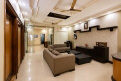 Welcome to our fully furnished 4BHK Apartment 15 minutes from Airport