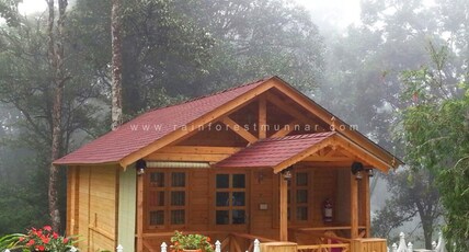 Rainforest Munnar Resort Room Type - wooden cottage