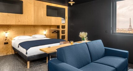 Eklo Hotels Paris Porte de Versailles Room Type - Eklo Family for 6 persons with Eiffel Tower View Eklo Hotels Paris Porte de Versailles Room Type - Eklo Family for 6 persons with Eiffel Tower View