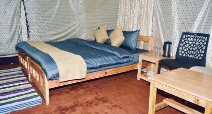 Wild Highs Resort Room Type - Deluxe Swiss Cottage Camps- With Balcony
