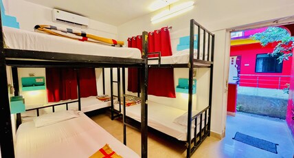 Mitra Hostel Arambol. Room Type - 10 Bed Mixed Dorm Non AC