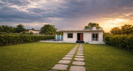 luxurious farmhouse 3bhk with big pool and garden Room Type - luxurious farmhouse 3bhk with big pool and garden