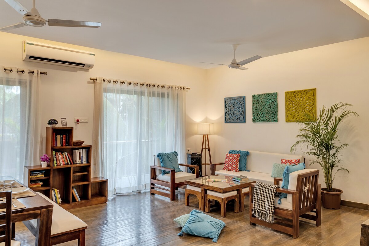 Casa de Bruno Quaint 2BR Apartment in Candolim - Tap to explore photos