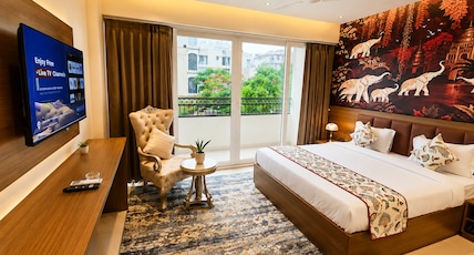 Jalsa Heritage- A Boutique Hotel Room Type - Suite Room with Balcony (Saanjh, Gulnaar, Madhuban, Rajgaj) Jalsa Heritage- A Boutique Hotel Room Type - Suite Room with Balcony (Saanjh, Gulnaar, Madhuban, Rajgaj)