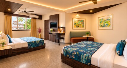 Summit Calangute Resort & Spa Room Type - Family Room with Private Balcony