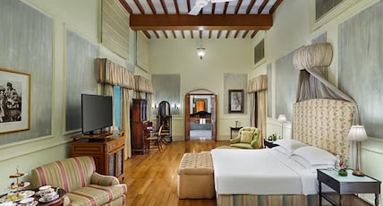 Taj Falaknuma Palace, Hyderabad Room Type - Luxury Room Garden view King Bed Taj Falaknuma Palace, Hyderabad Room Type - Luxury Room Garden view King Bed