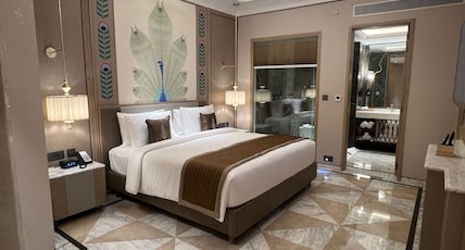 Wyndham Grand Udaipur Palace Room Type - Grand Panoramic Suite with separate living room and Jacuzzi Wyndham Grand Udaipur Palace Room Type - Grand Panoramic Suite with separate living room and Jacuzzi