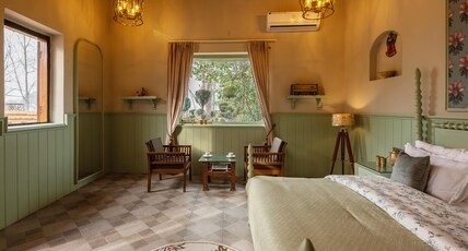 Chahal Tree Farm House - Farm Stay in Amritsar Room Type - Master room with  pvt terrace (Jaildar Da Ghar)