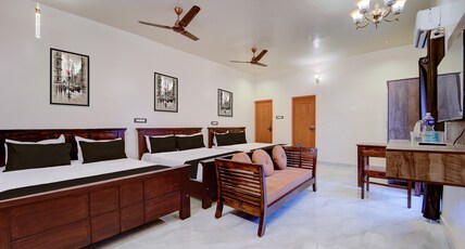 Palette Peace Village | Garden | Breakfast | Erode Room Type - Family Room