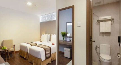 Libra Hotel Nha Trang Room Type - Deluxe Double or Twin Room with No Window Libra Hotel Nha Trang Room Type - Deluxe Double or Twin Room with No Window