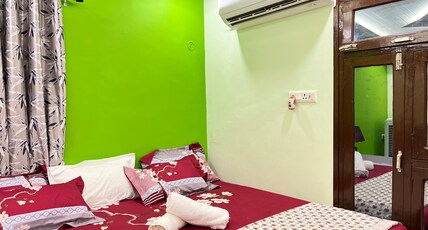 Ayodhya Aradhna Stays | The Premium Apartment Stay Room Type - The Penthouse Apartment | Open Dining Area with Small Pool Ayodhya Aradhna Stays | The Premium Apartment Stay Room Type - The Penthouse Apartment | Open Dining Area with Small Pool