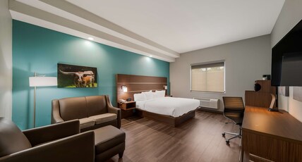 Best Western Bowie Inn & Suites Room Type - Accessible - 1 King, Mobility Accessible, Communication Assistance, Walk In Shower, Sofabed For One 