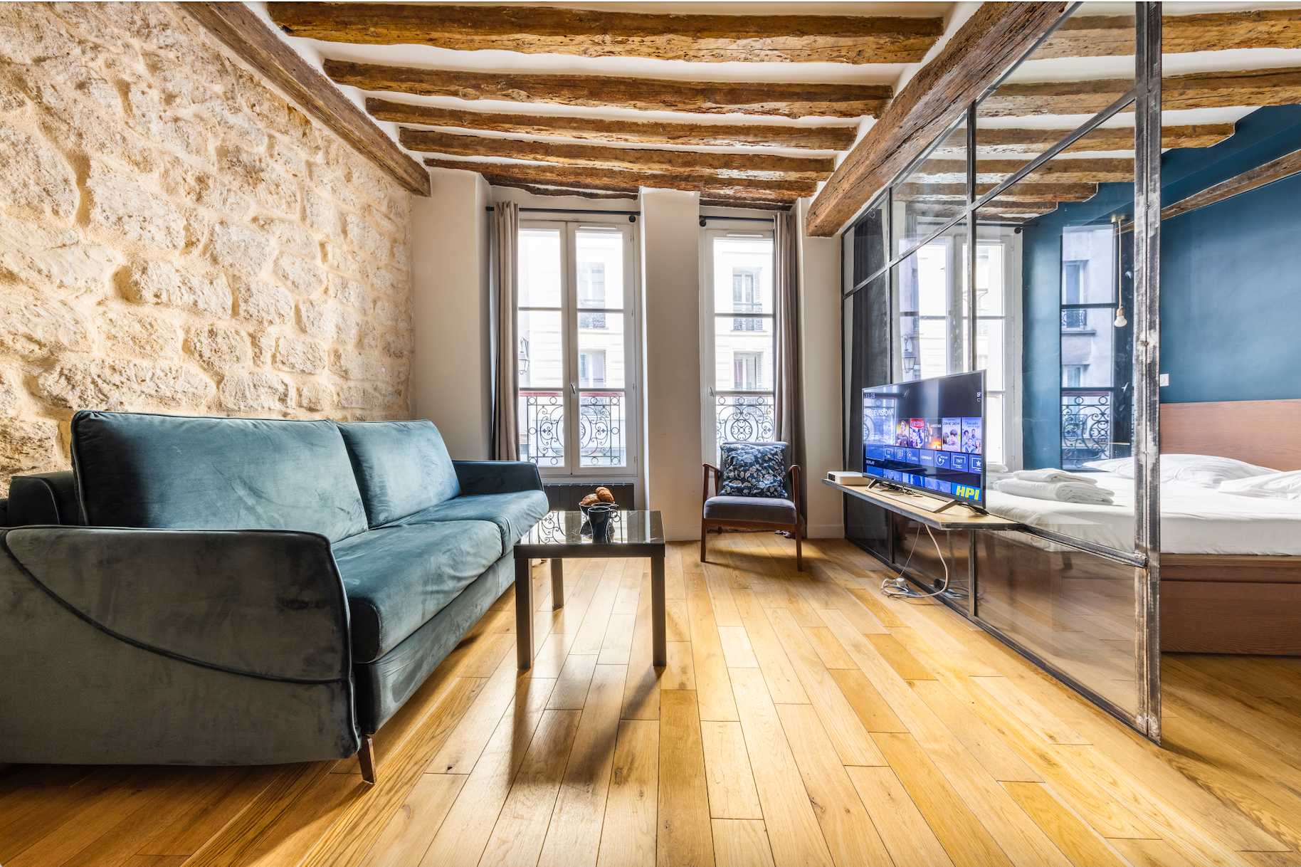 Peaceful apartment - 1BR/4P - Arts et Metiers - Tap to explore photos