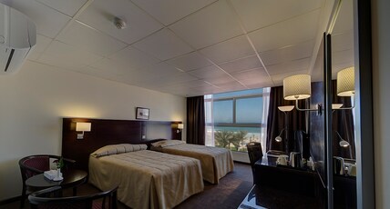 AJMAN BEACH HOTEL Room Type - DELUXE  SEA VIEW