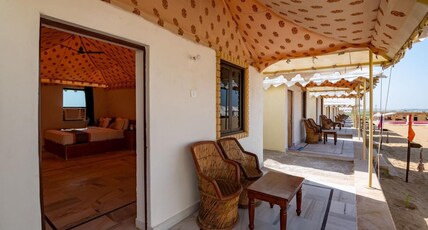 Dhun Desert Camp And Resort Jaisalmer Room Type - Swiss Luxury Tent