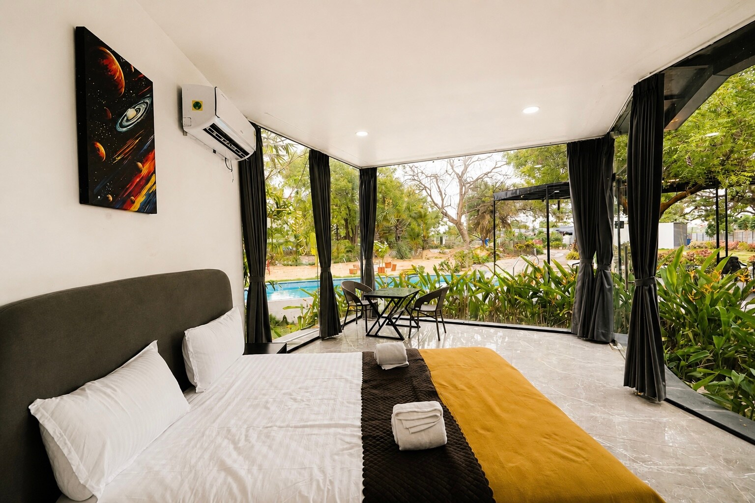 Crystle House 4BHK Pool Hyderabad - Tap to explore photos