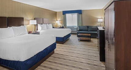 Best Western Airport Inn Room Type - Suite-2 Queen Beds, Non-Smoking, High Speed Internet Access, Sofabed, Microwave And Refrigerator, Wo Best Western Airport Inn Room Type - Suite-2 Queen Beds, Non-Smoking, High Speed Internet Access, Sofabed, Microwave And Refrigerator, Wo