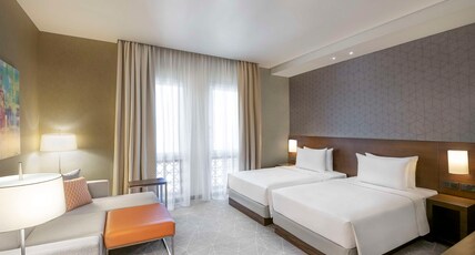 Hyatt Place Dubai Wasl District Room Type - Two Twin Beds ( with sofa bed)