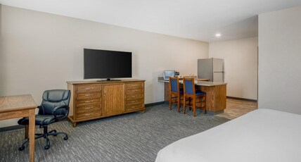 SureStay Plus Hotel by Best Western Elizabethtown Hershey Room Type - 1 King Bed, Non-Smoking, Larger Room, Flat Screen Television, Wet Bar, Full Refrigerator, Microwave, SureStay Plus Hotel by Best Western Elizabethtown Hershey Room Type - 1 King Bed, Non-Smoking, Larger Room, Flat Screen Television, Wet Bar, Full Refrigerator, Microwave,
