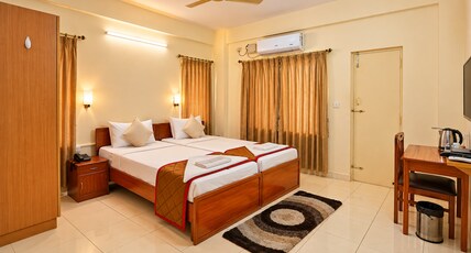 The Altruist Bellandur ORR Hotel Room Type - Deluxe Twin Room The Altruist Bellandur ORR Hotel Room Type - Deluxe Twin Room
