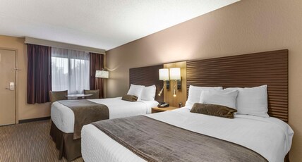 Best Western Plus Landing View Inn & Suites Room Type - 2 Double Beds, Non-Smoking, Marble Vanity, Highboy Dresser, Refrigerator, Full Breakfast