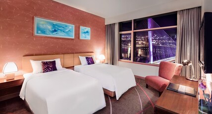 Grand Mercure Danang Room Type - Deluxe Twin River view room with Airport Transfers, Lounge access Grand Mercure Danang Room Type - Deluxe Twin River view room with Airport Transfers, Lounge access
