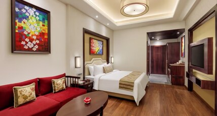 Sarovar Portico, Dehradun Room Type - Superior Room - 1 Double Bed 30SQM WiFi Shower Sarovar Portico, Dehradun Room Type - Superior Room - 1 Double Bed 30SQM WiFi Shower