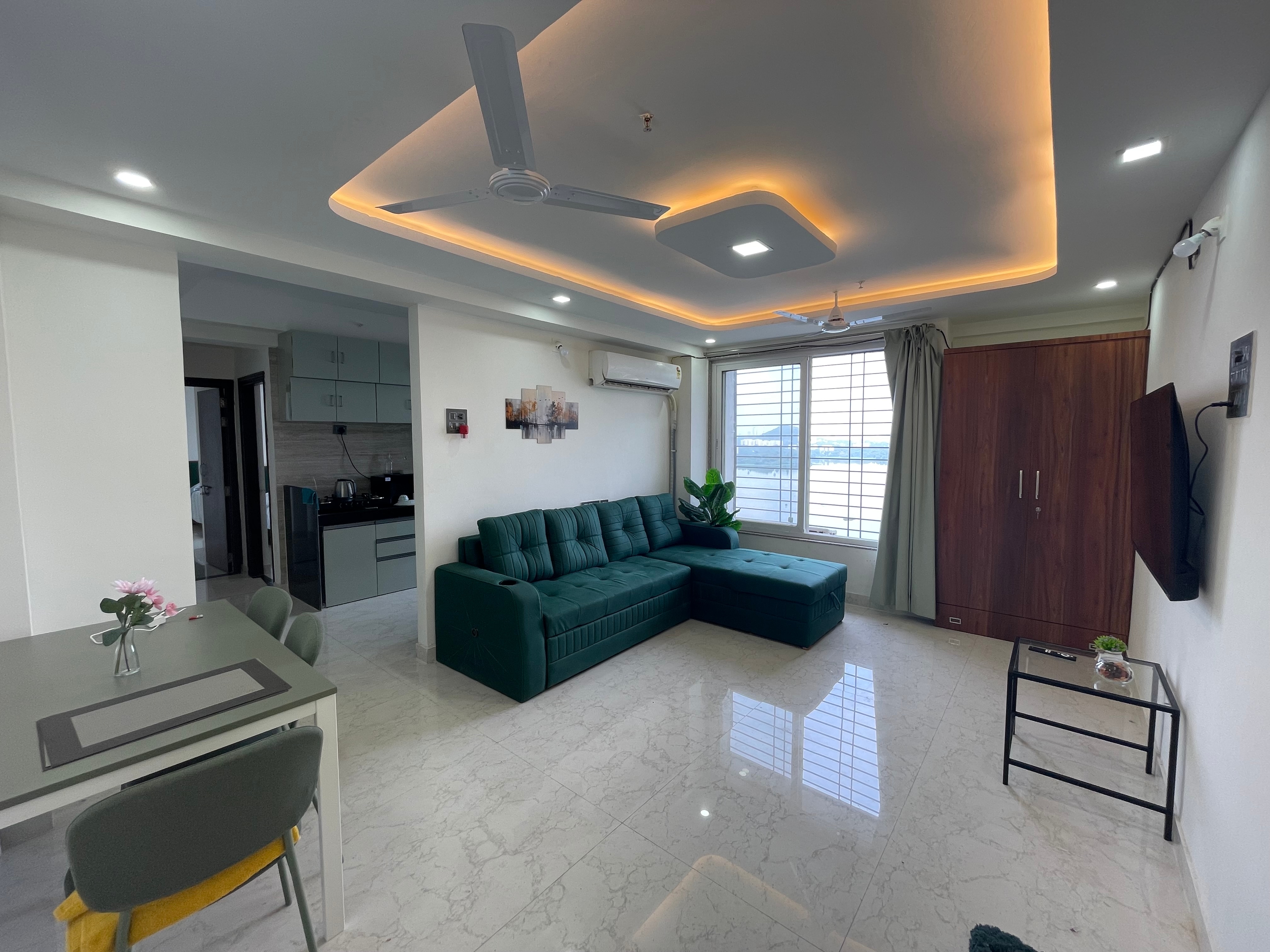 2 BHK Lake View Powai - Tap to explore photos