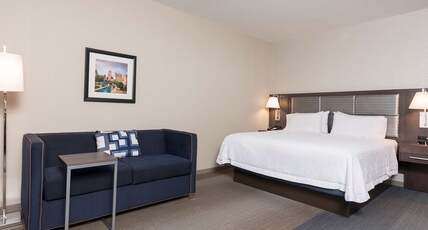 Hampton Inn & Suites Indianapolis/keystone, IN Room Type - 1 KING SFBD MIC FRG NS